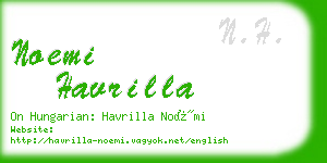 noemi havrilla business card